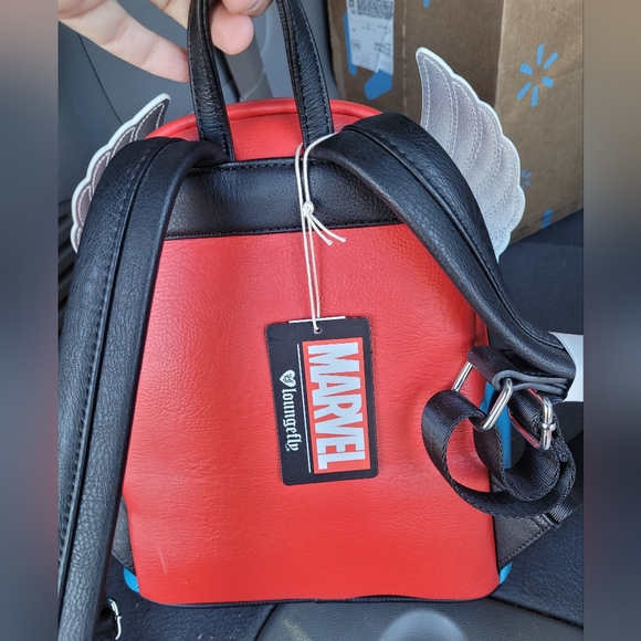 Loungefly Marvel Thor JANE Classic Winged Cosplay Mini Backpack - New w/ Tags - Picture 5 of 5